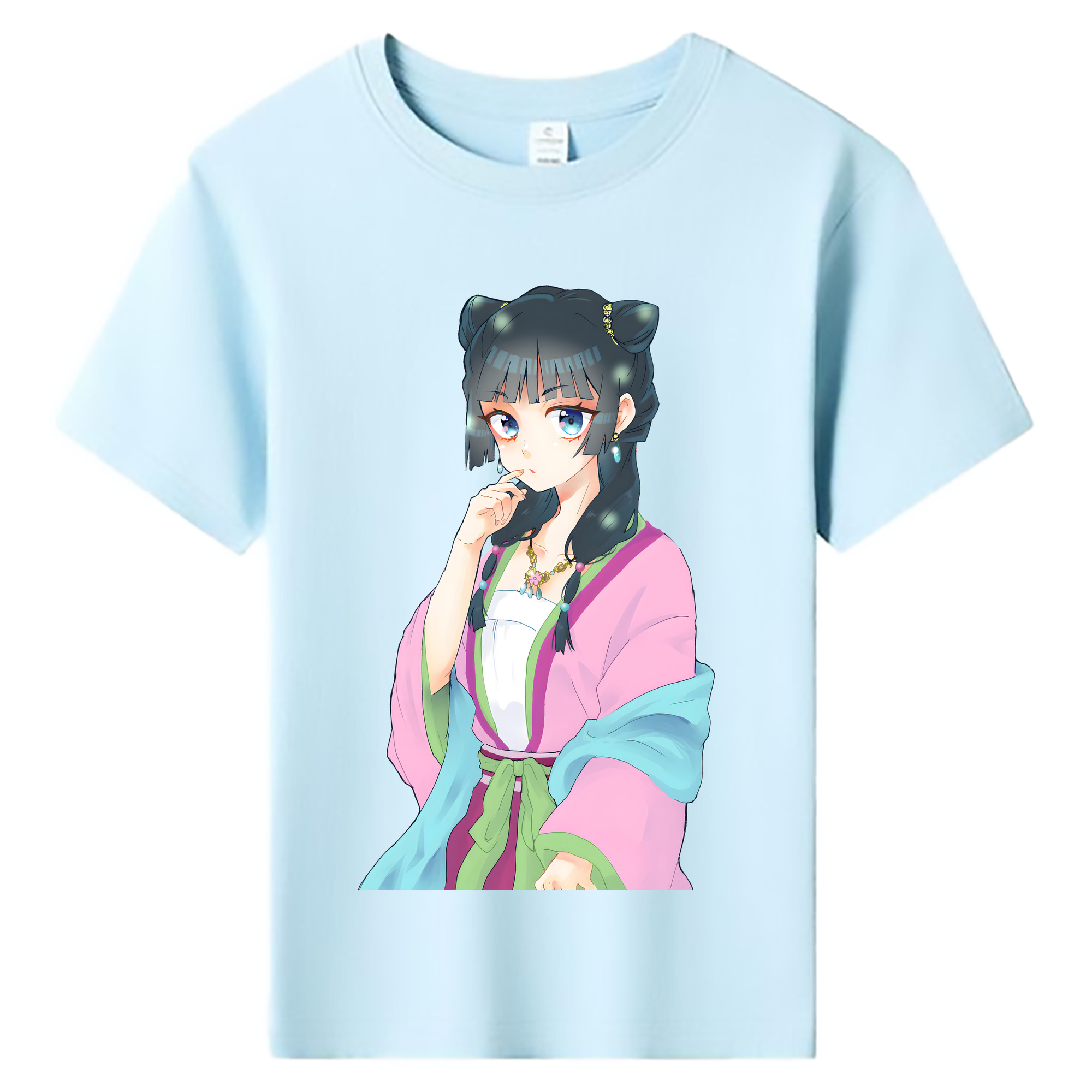 （画像用） 薬屋のひとりごと The Apothecary Diaries 綿100％キッズTシャツ（フロントプリント）